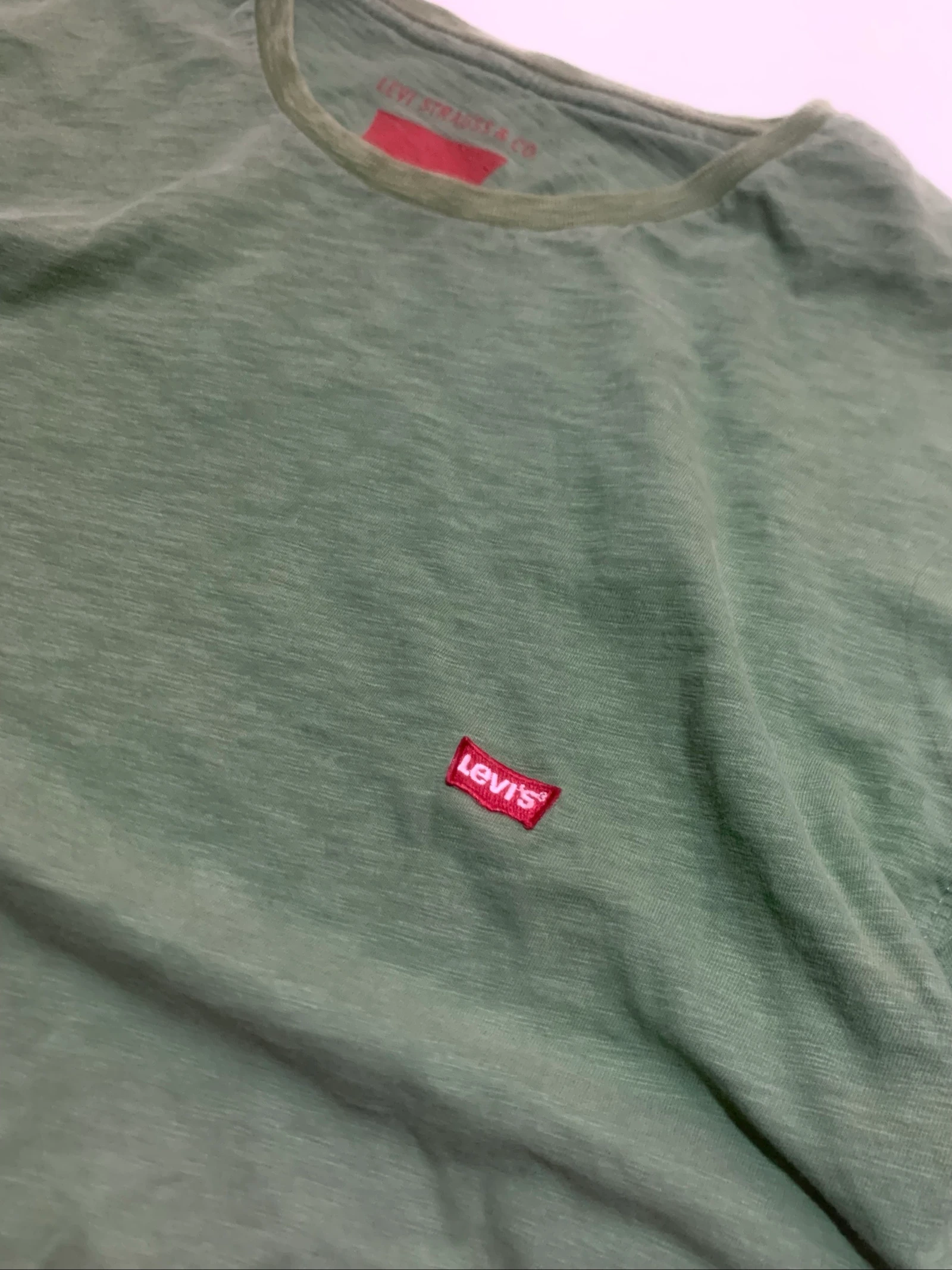 T-shirt Levi’s Classique Vert Original Taille M – photo 2